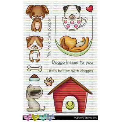 C.C. Designs Clear Stamps - Puppers